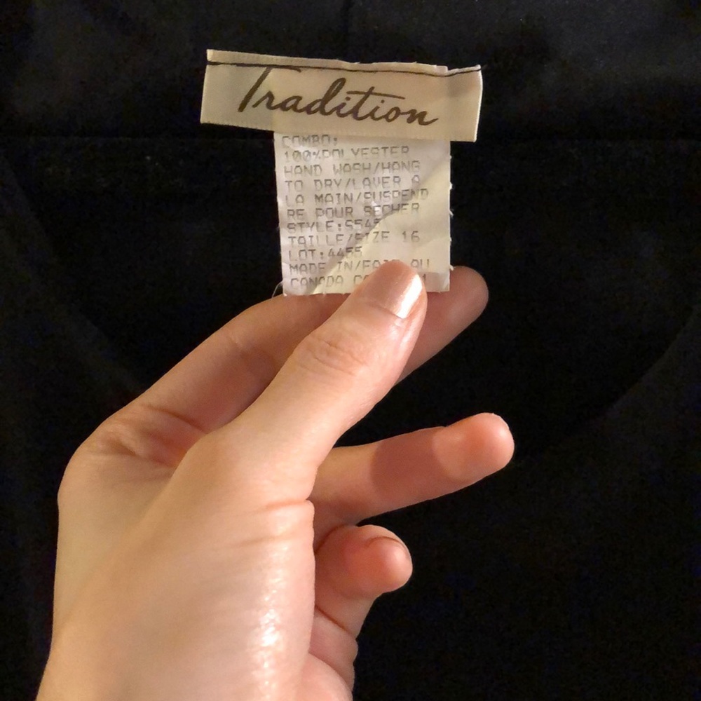 🌸Vintage black sequin dress - Picture 5 of 11